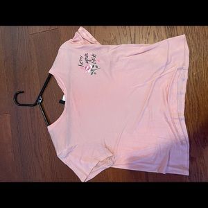 “Love your self” pink tee